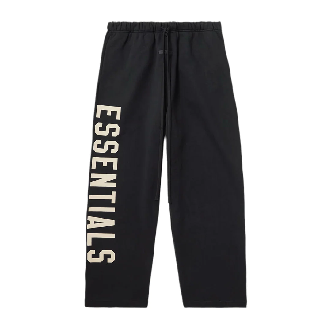Fear of God ESSENTIALS Black Lounge Fleece Sweatpants black